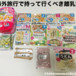 【体験談】子連れ海外旅行での持ち込み離乳食事情