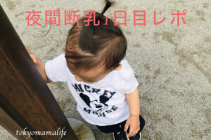 夜間断乳1日目 完母から1歳3ヶ月で卒乳したコツ